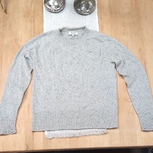 Madewell Speckled Gray Crewneck Sweater